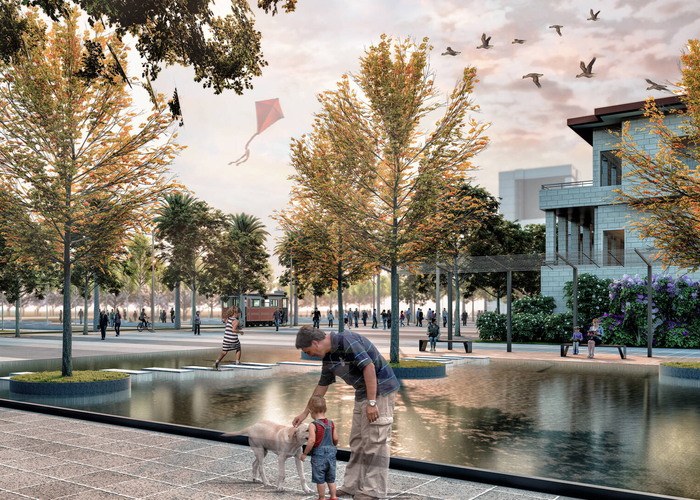 Cumhuriyet Square and Atatürk Street - Çamlıbel