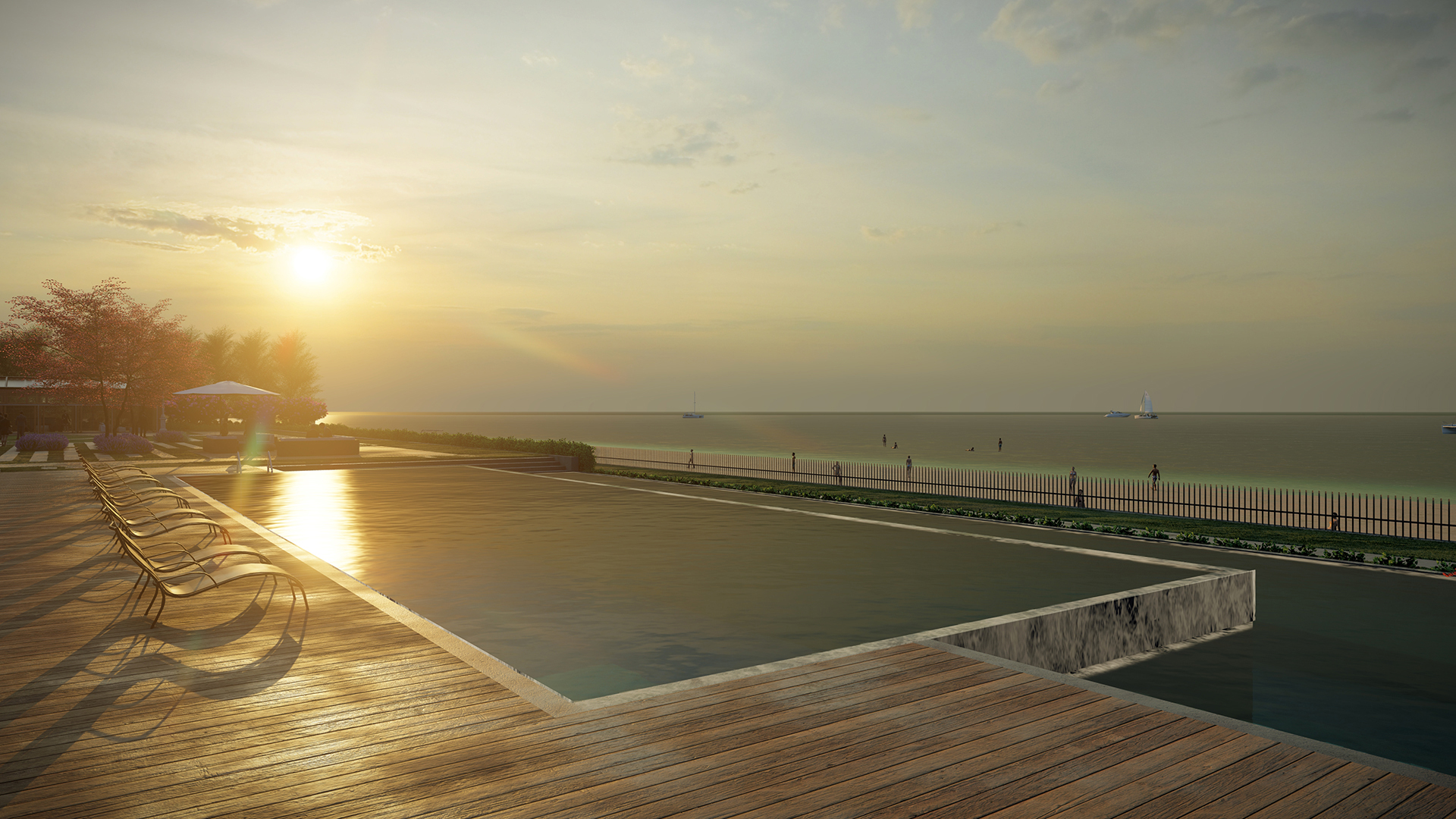 SeaBreeze Waterfront Estate Landscape Concept Project